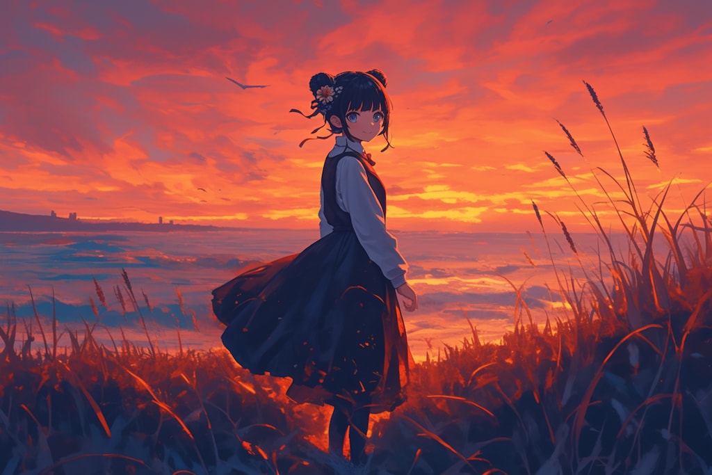 夕暮れのおだんごちゃん🍡✨201