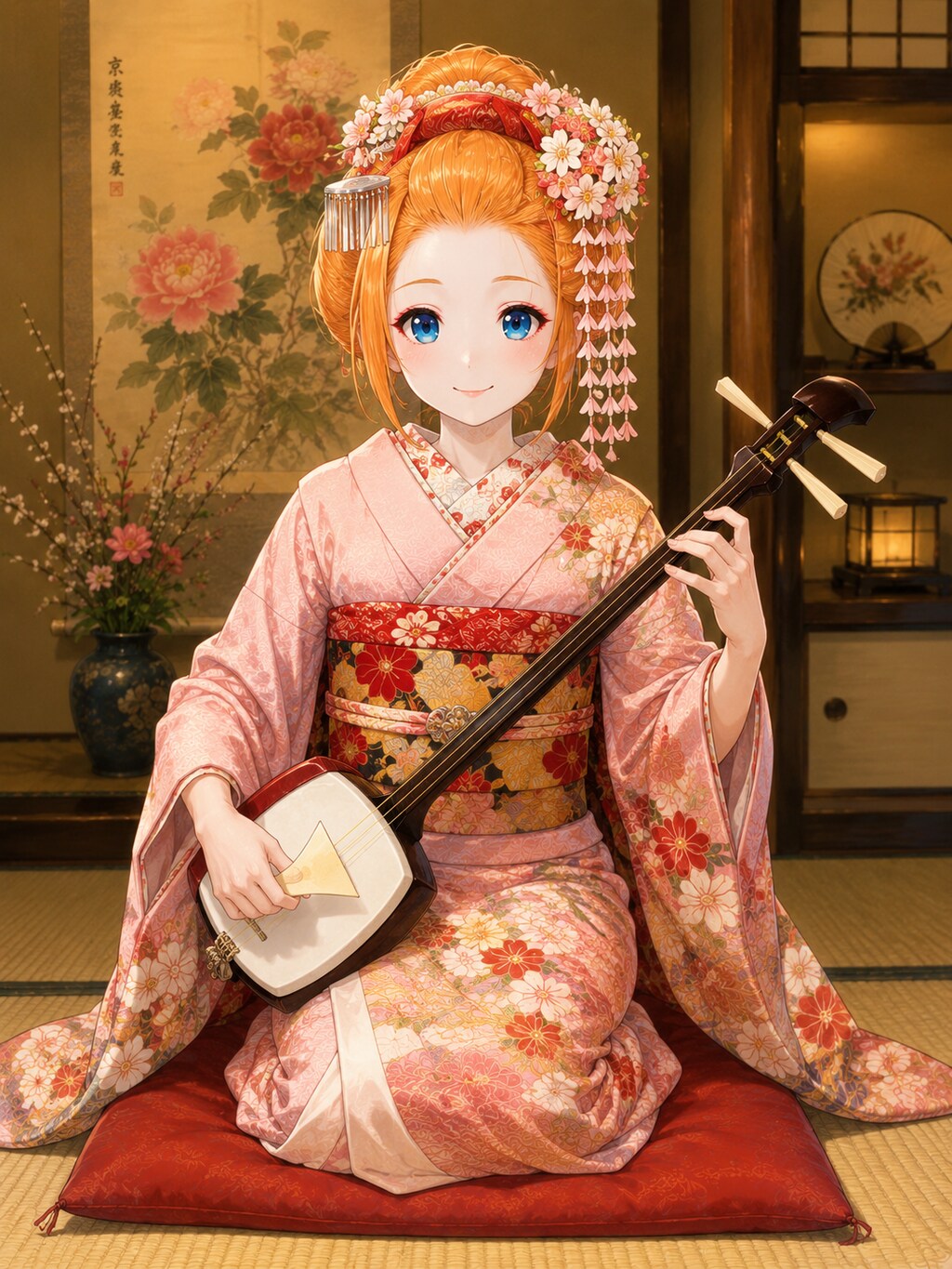 夏実ちゃんの三味線