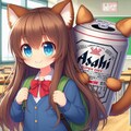 猫耳を生やしてもらったビール缶 6枚目