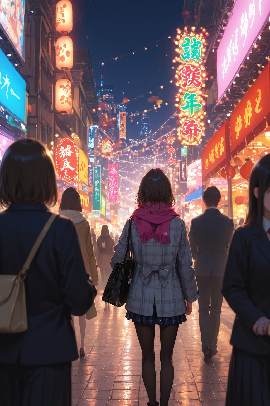 初売りで賑わう界隈2