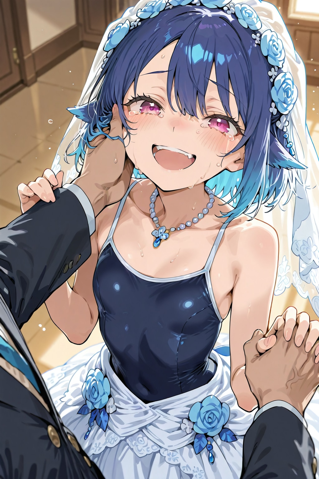 スクール水着ウェディングドレス