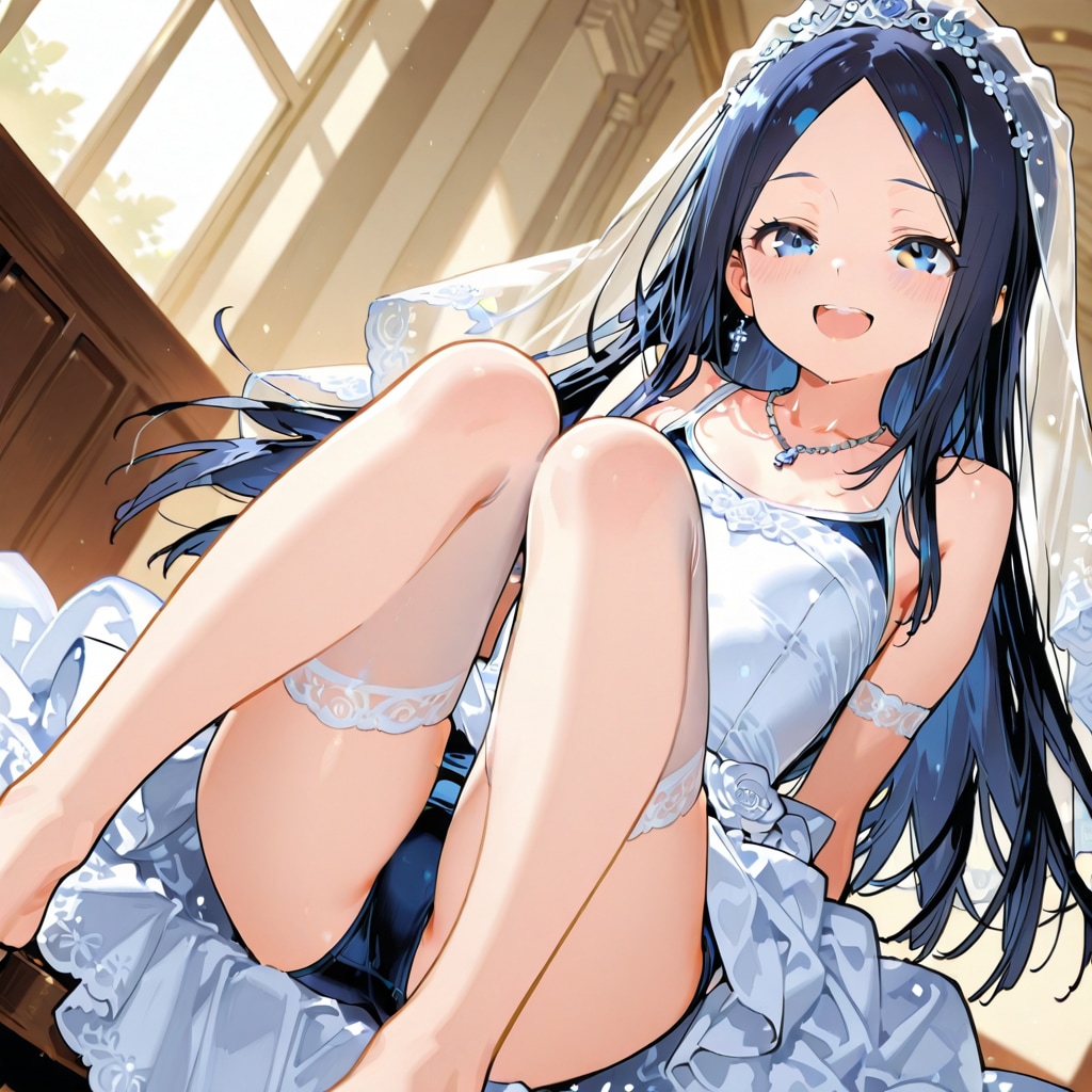 スクール水着ウェディングドレス