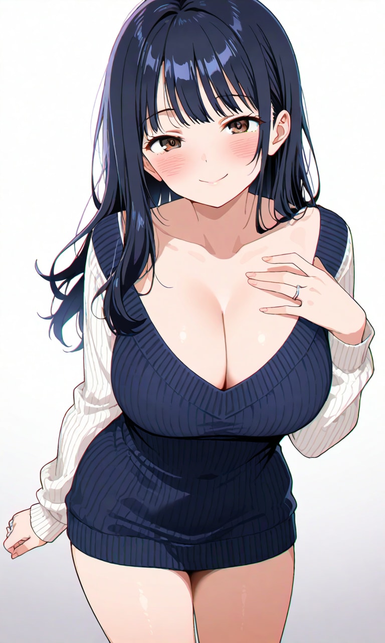 巨乳とセーター