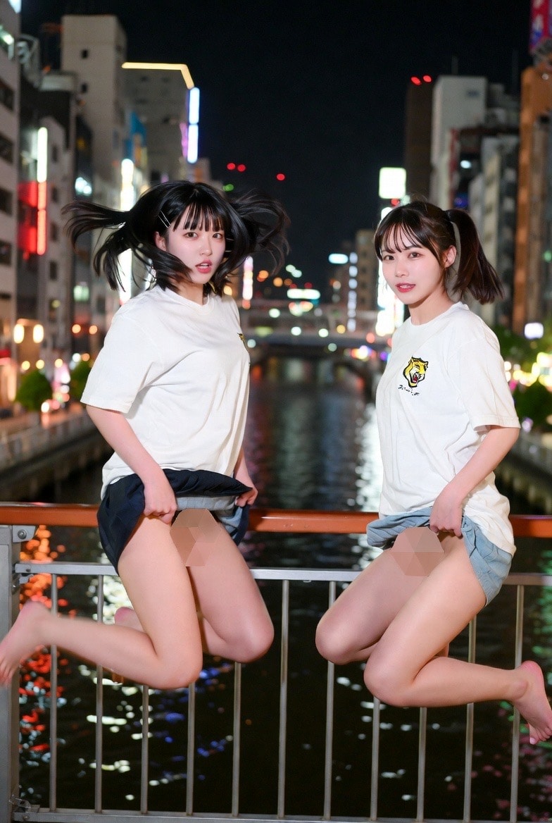 橋からダイブ！？