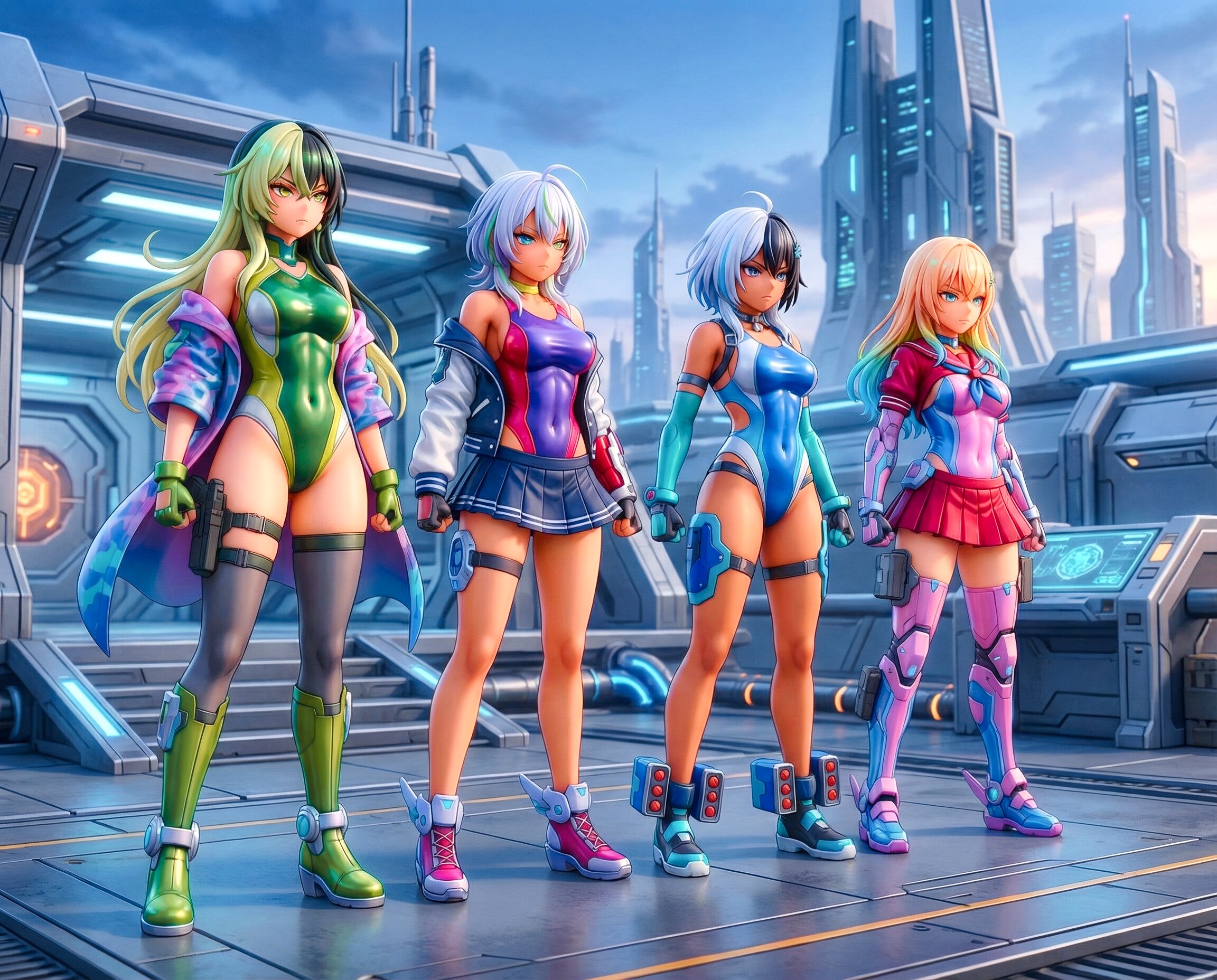 Competition Swimsuit Gal Platoon 003!