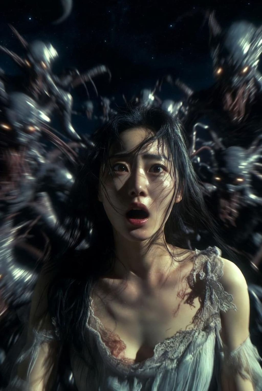 エイリアン蹂躙美女