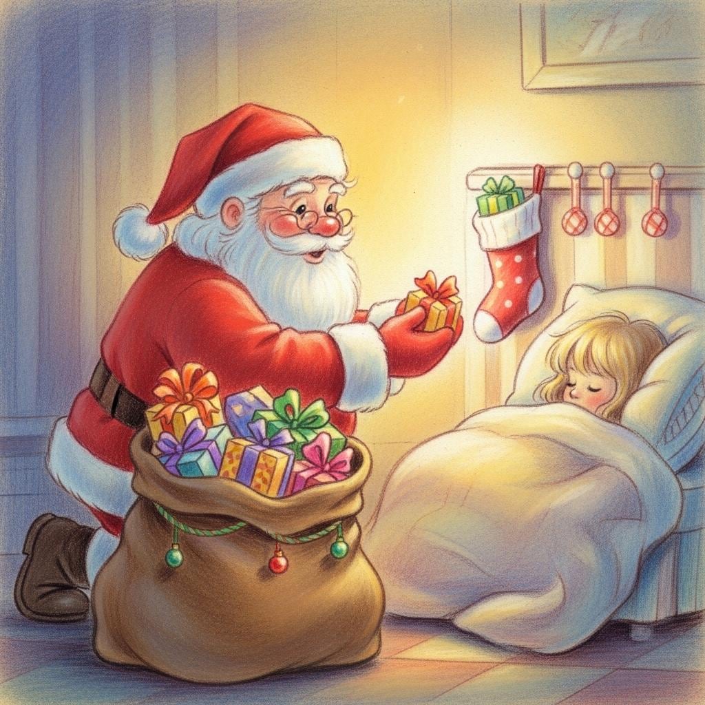 サンタさんがやってくる