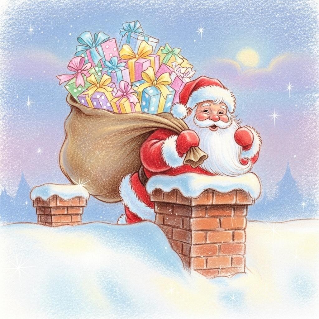 サンタさんがやってくる