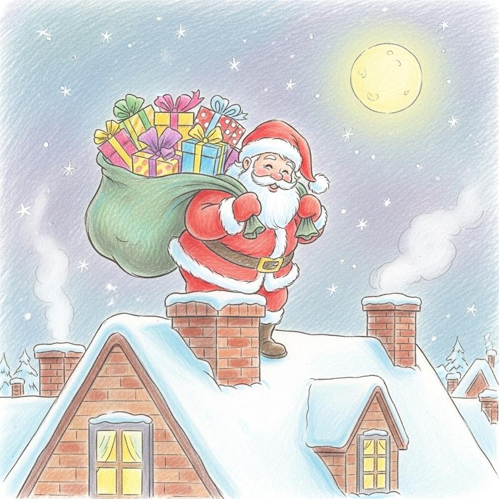 サンタさんがやってくる