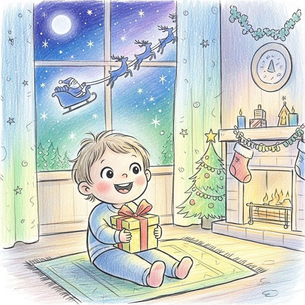 サンタさんがやってくる