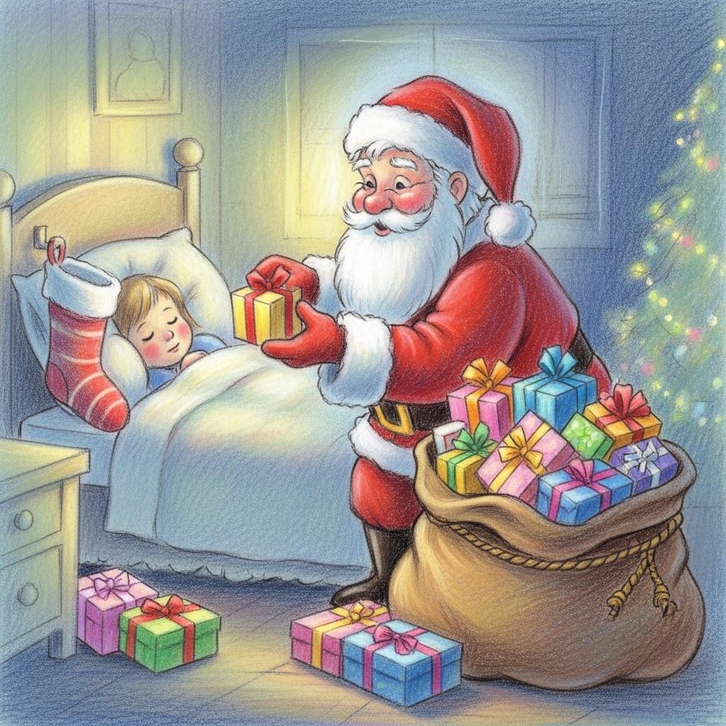 サンタさんがやってくる