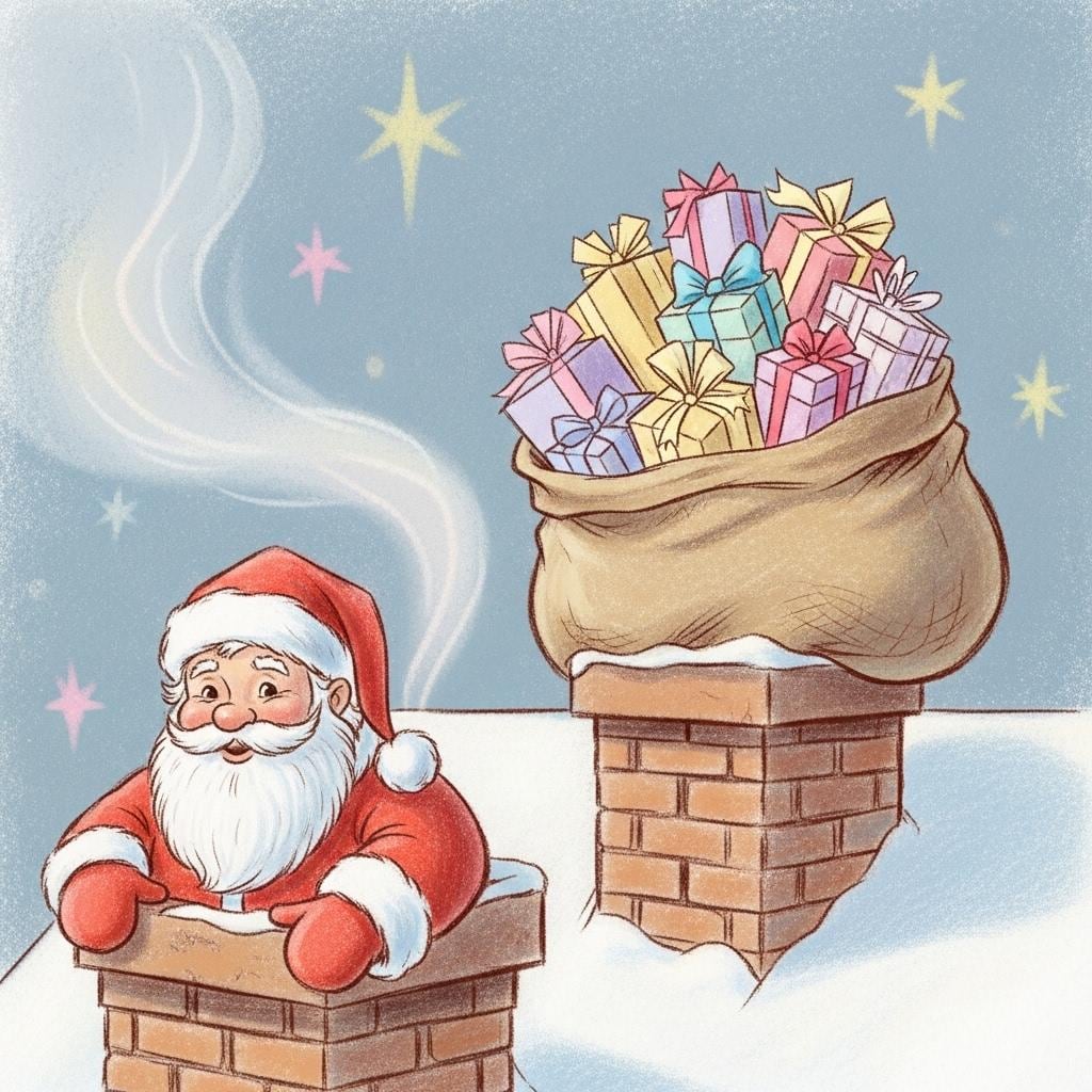 サンタさんがやってくる