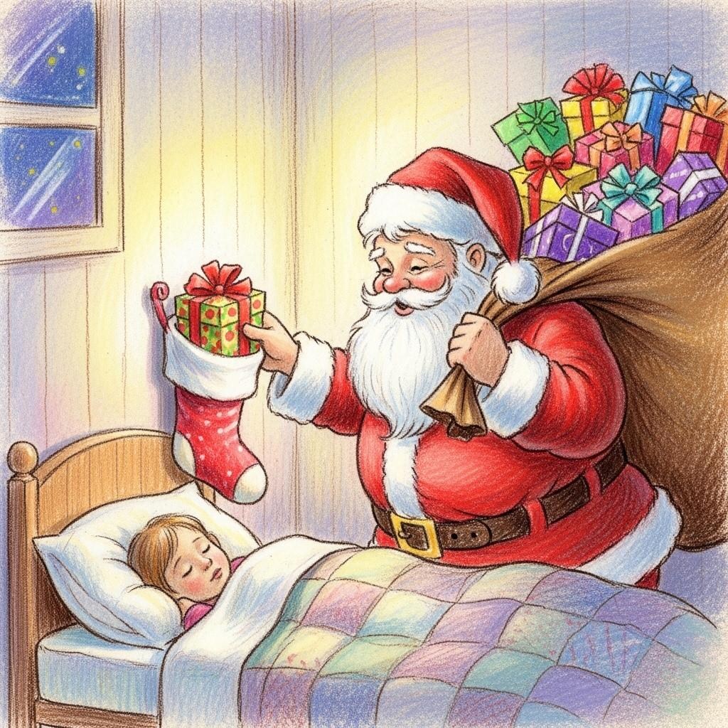 サンタさんがやってくる