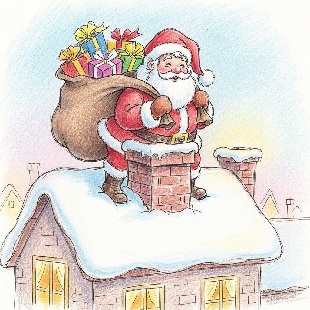 サンタさんがやってくる