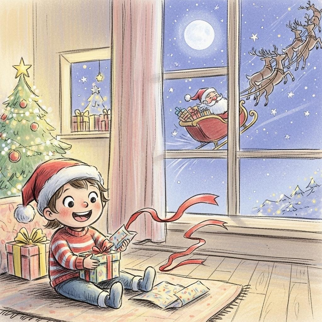 サンタさんがやってくる