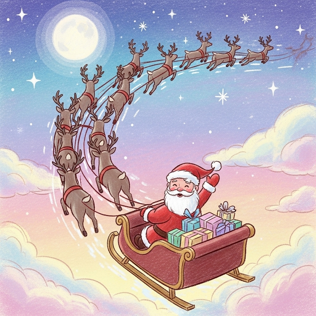 サンタさんがやってくる | の人気AIイラスト・グラビア