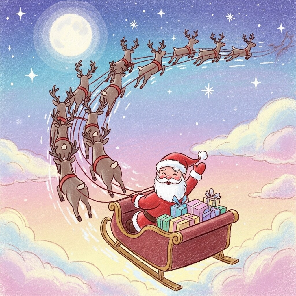 サンタさんがやってくる