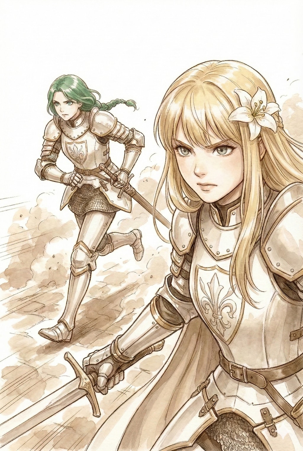 白百合騎士団の団長と副団長