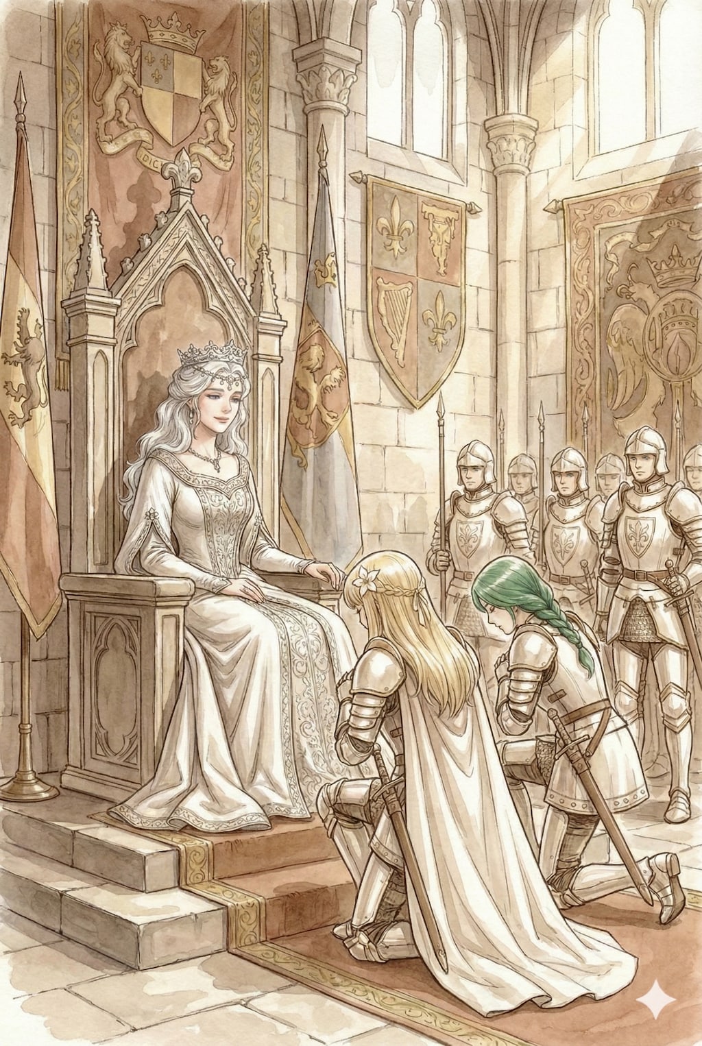 白百合騎士団の団長と副団長