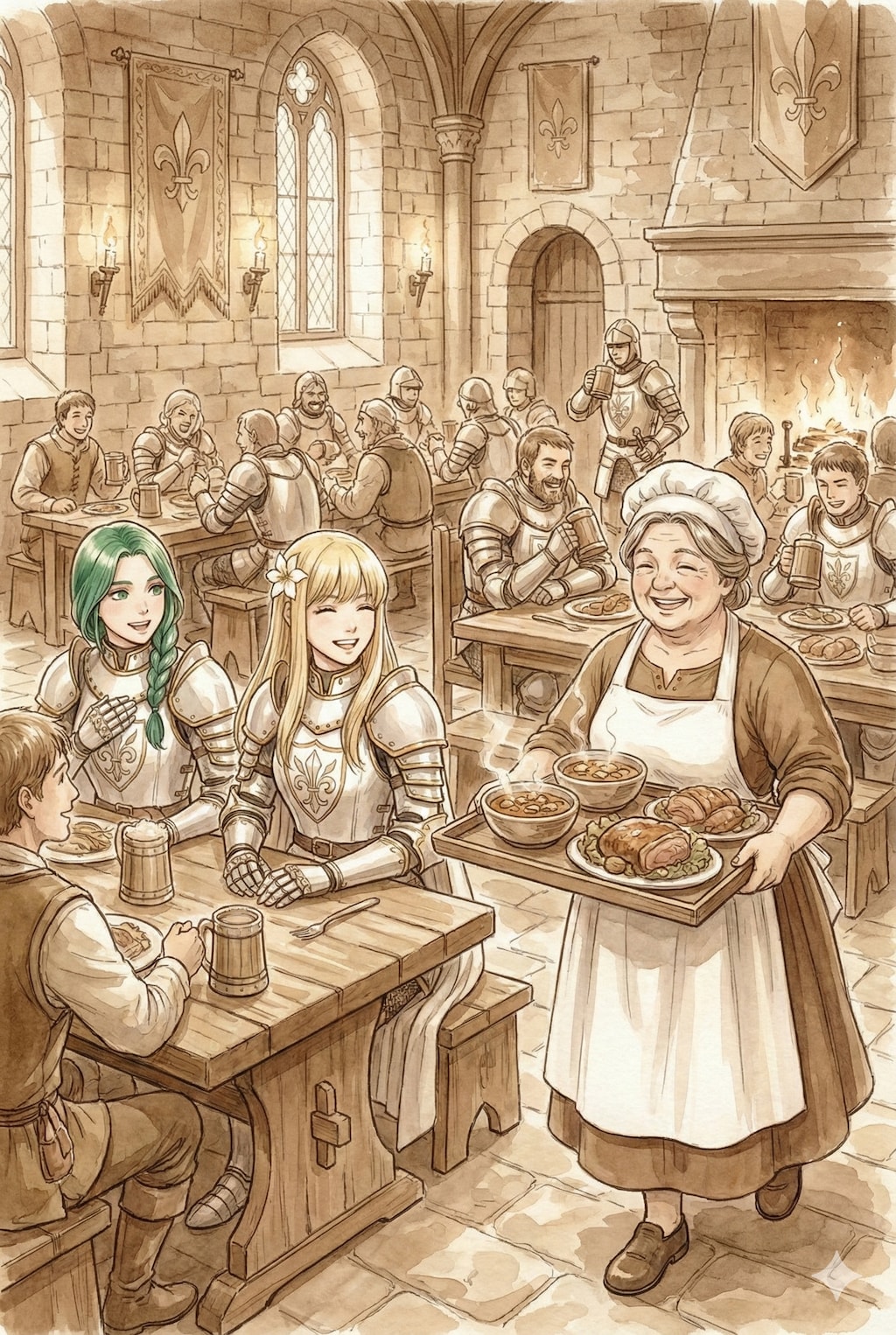 白百合騎士団の団長と副団長