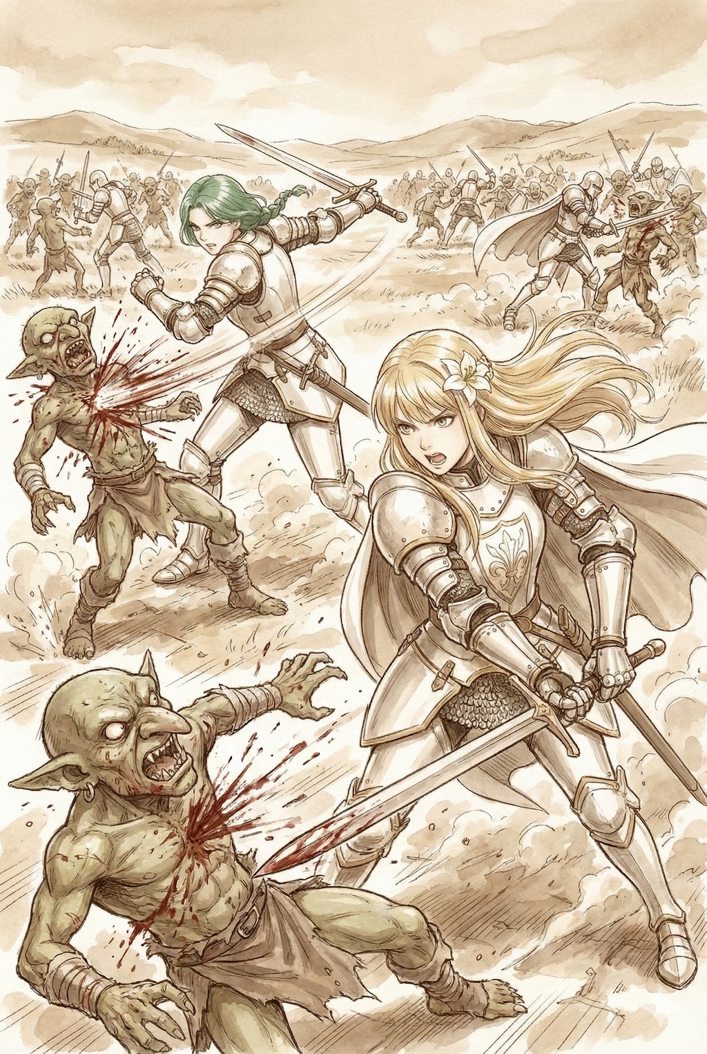 白百合騎士団の団長と副団長