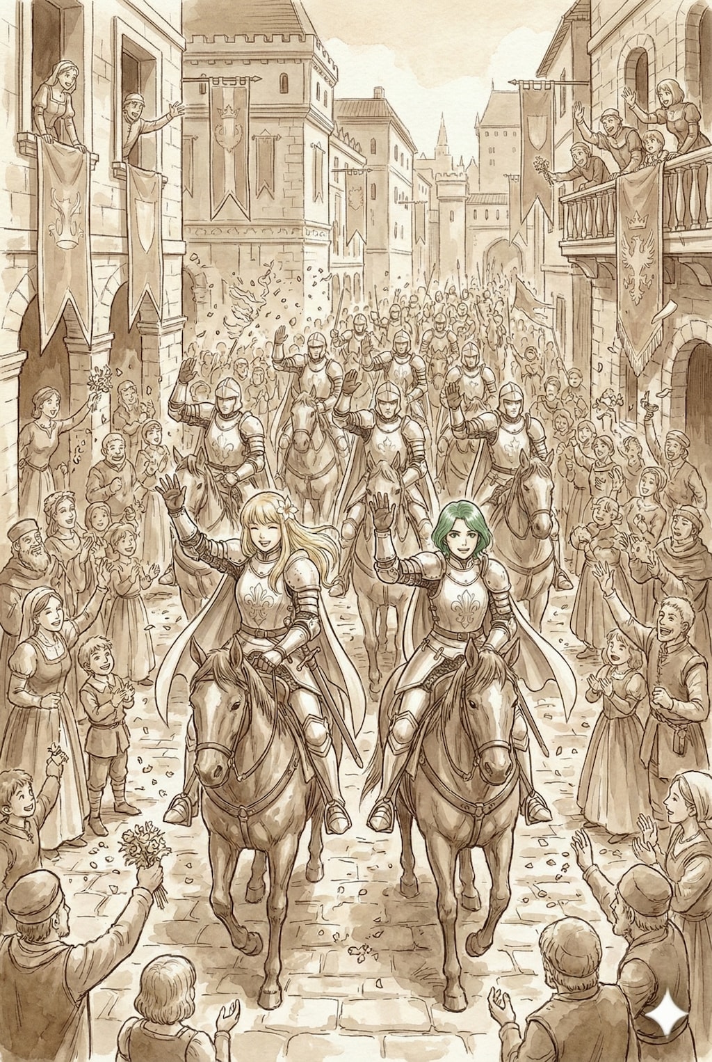 白百合騎士団の団長と副団長