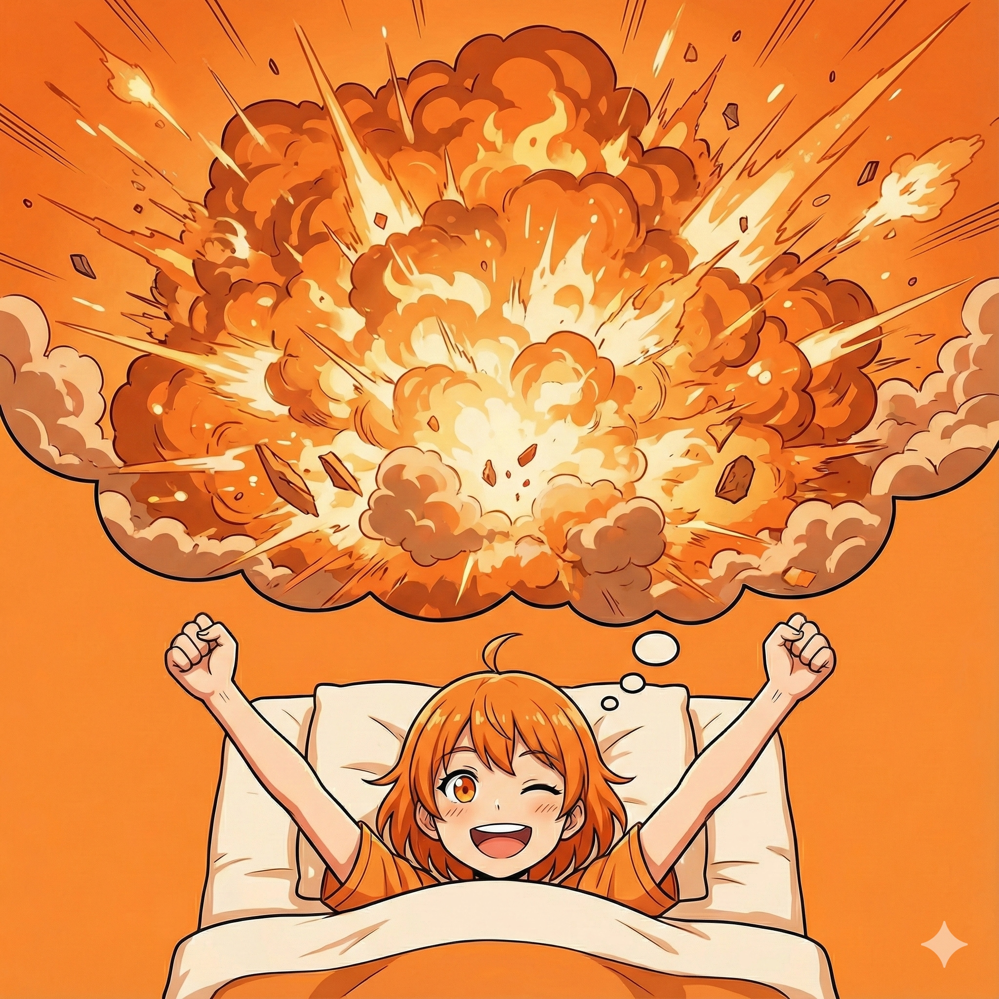 🧡彩ちゃんの初夢 | の人気AIイラスト・グラビア