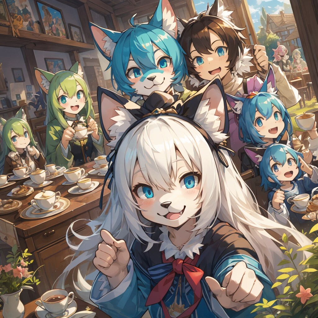 もふもふお茶会