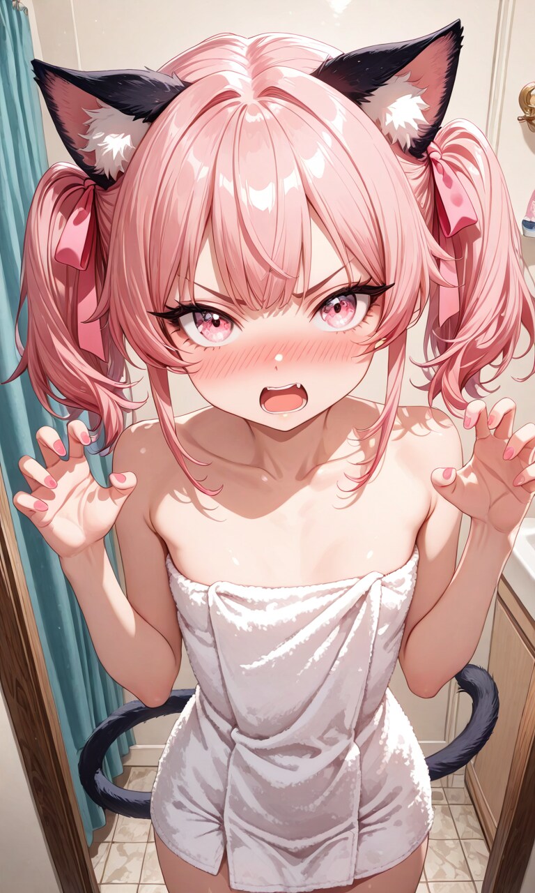 フェーレ(にゃのん)威嚇