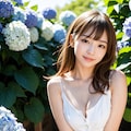 アジサイポートレート② 4枚目