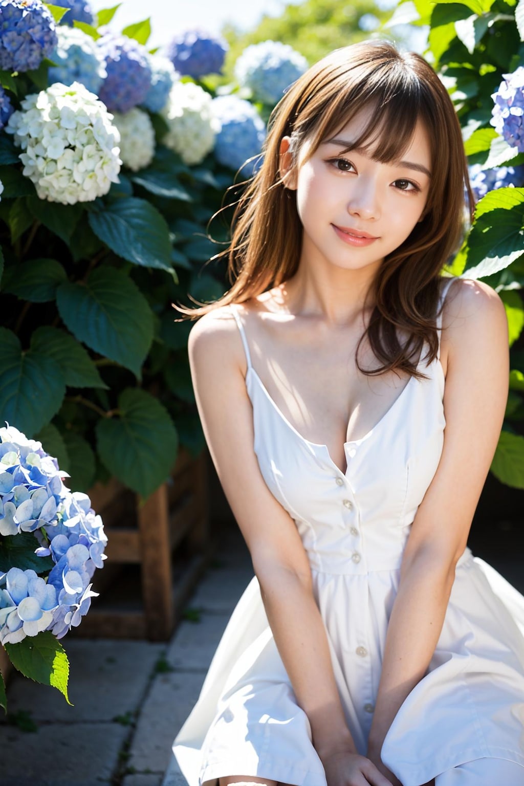 アジサイポートレート②