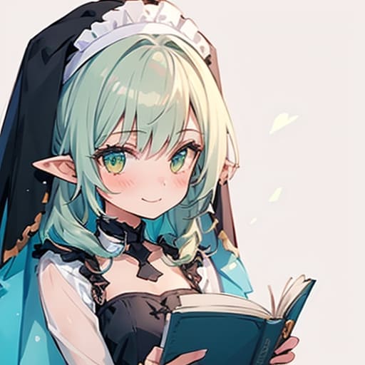 異世界シスターは読書中 | の人気AIイラスト・グラビア