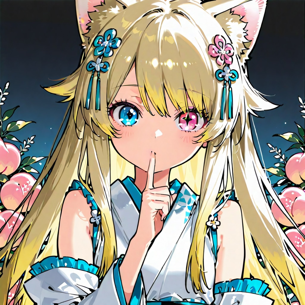 オッドアイの猫耳娘