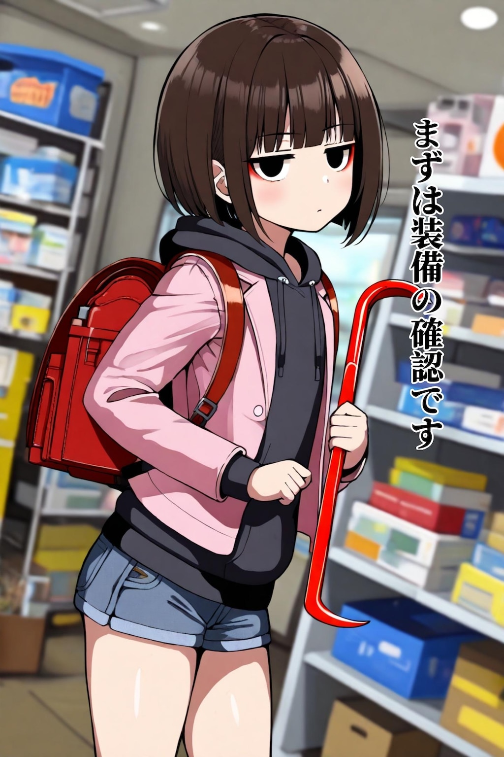 仲買嶋モナカ『調達に向かう→』【ニャンノ世界】