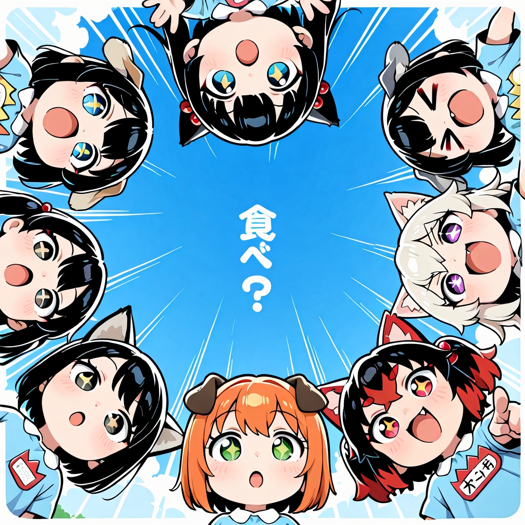 公園で昼寝してたらいつの間にか取り囲まれていた件
