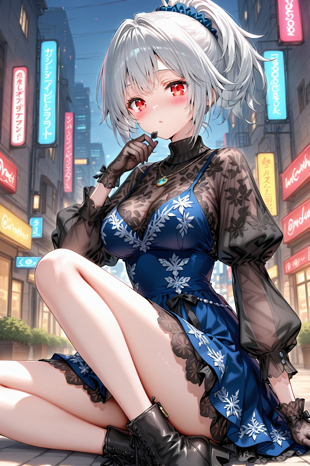 レースドレスの雛菊ちゃん