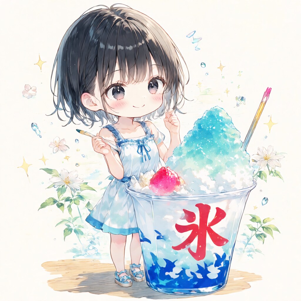 かき氷 | の人気AIイラスト・グラビア