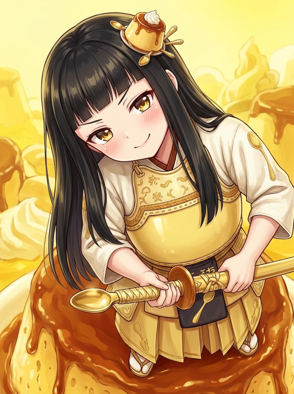 プリン剣士参上！