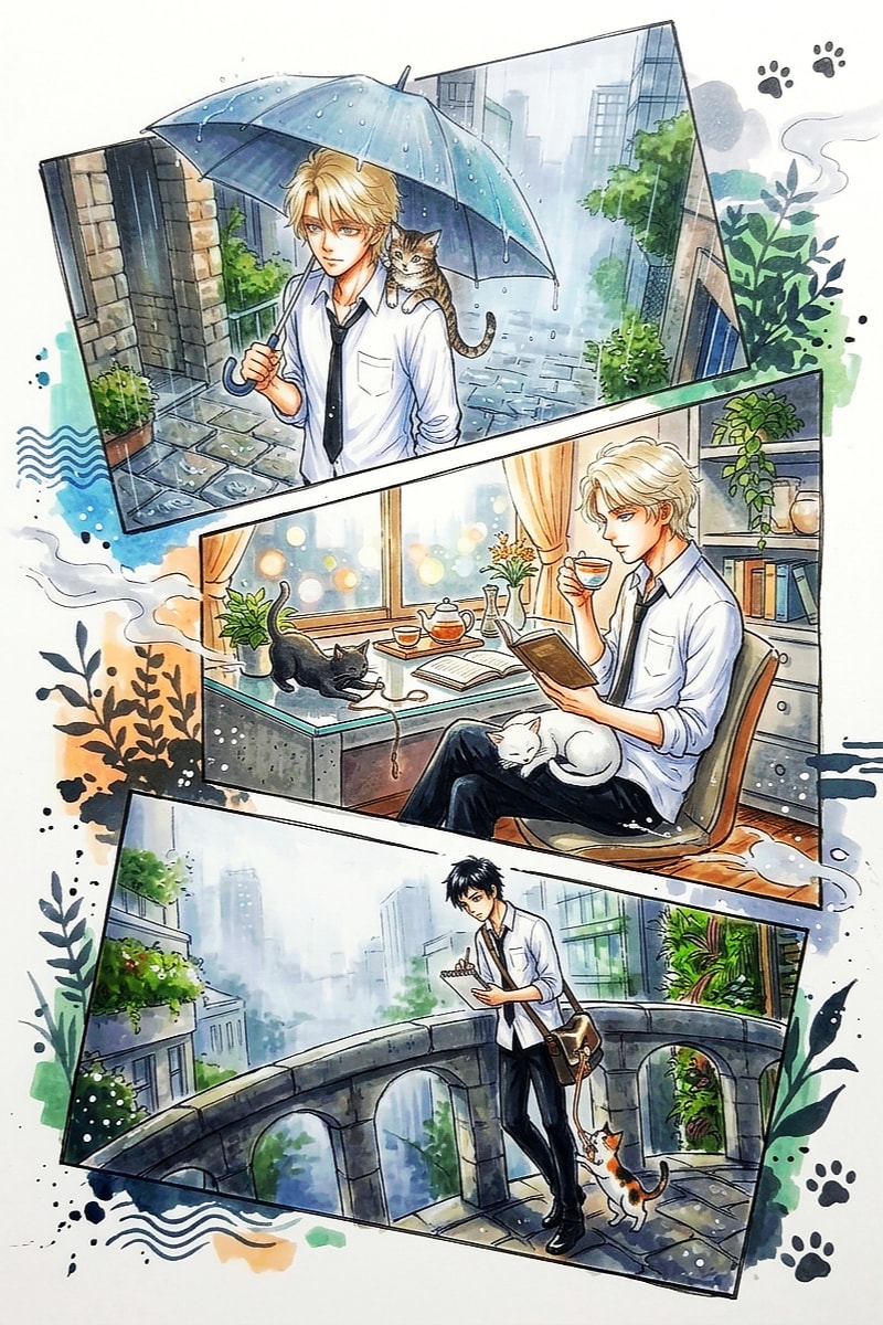 Mit Katzen III | の人気AIイラスト・グラビア