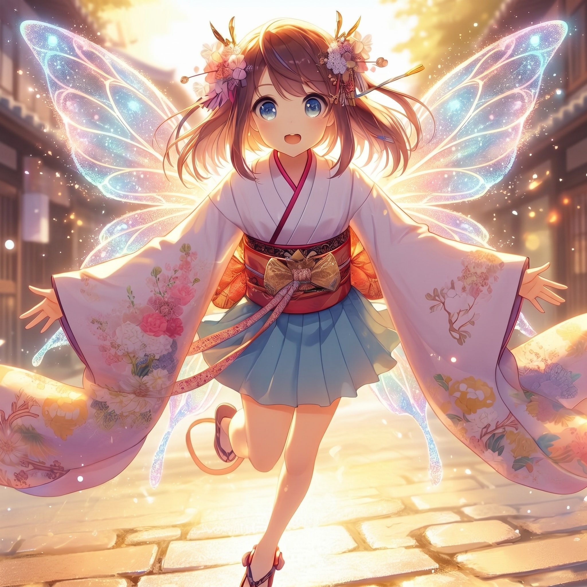 和装の妖精