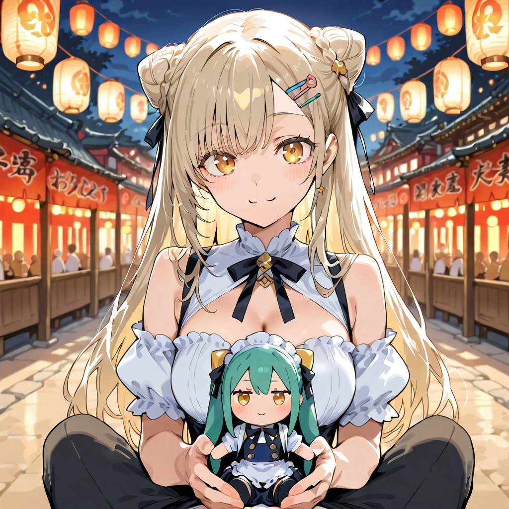 人形と一緒に | の人気AIイラスト・グラビア