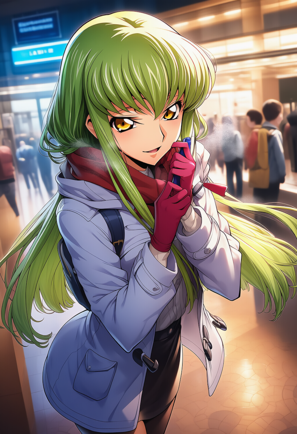 白い息の合図 ― A Signal in the Air