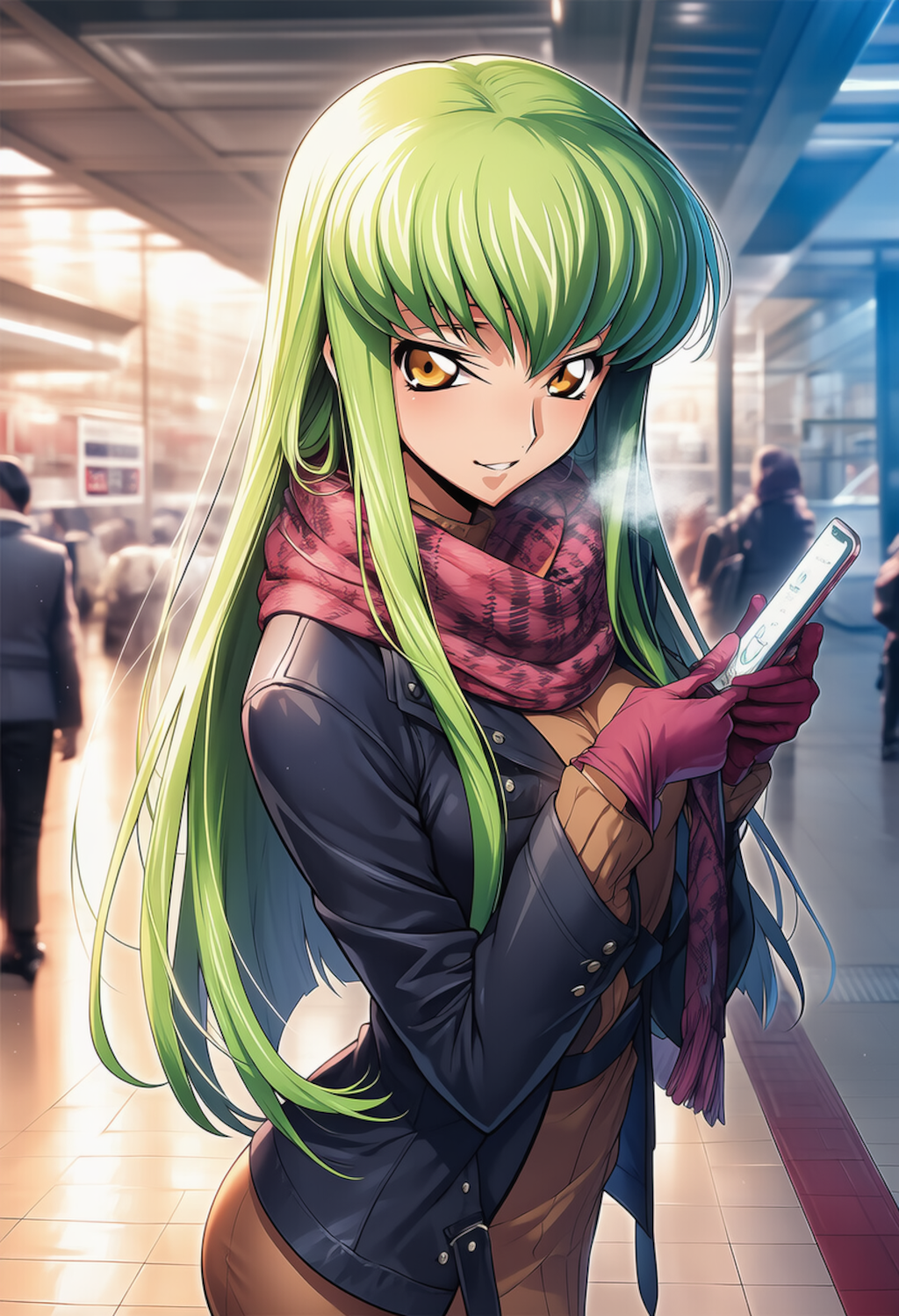 白い息の合図 ― A Signal in the Air