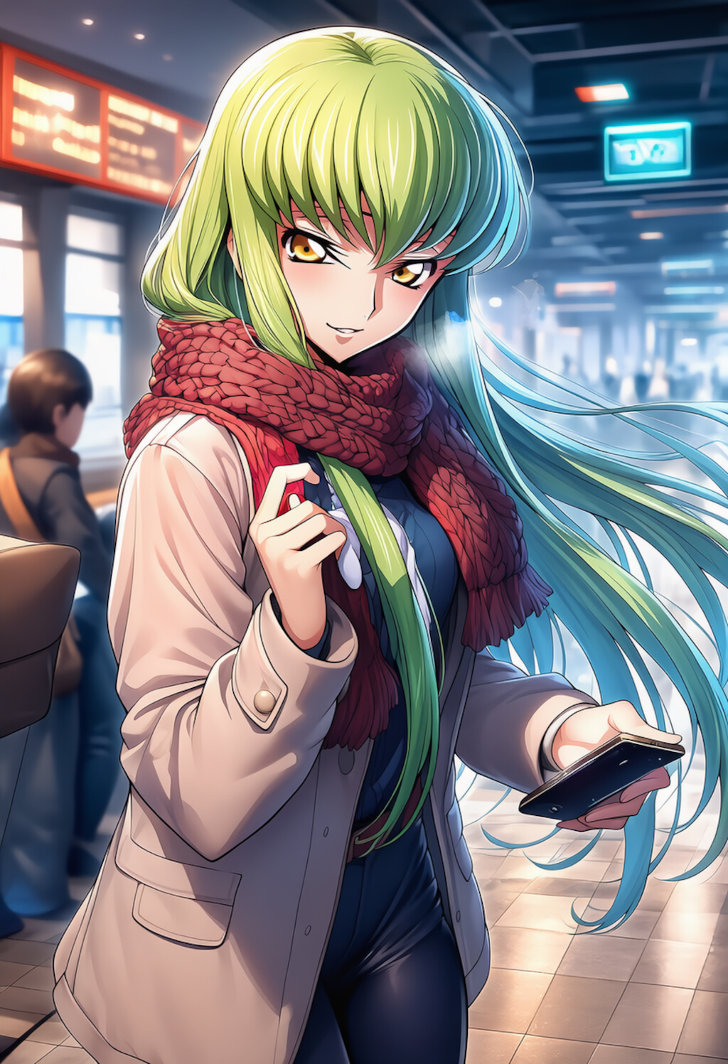 白い息の合図 ― A Signal in the Air