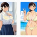 クラスの爆乳は男子全員のオカズ 10枚目