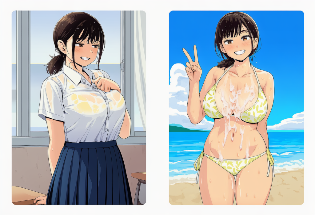 クラスの爆乳は男子全員のオカズ