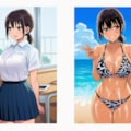 クラスの爆乳は男子全員のオカズ 6枚目