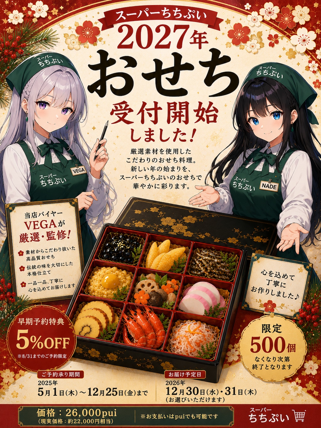 スーパーちちぷい、予約受付始めました
