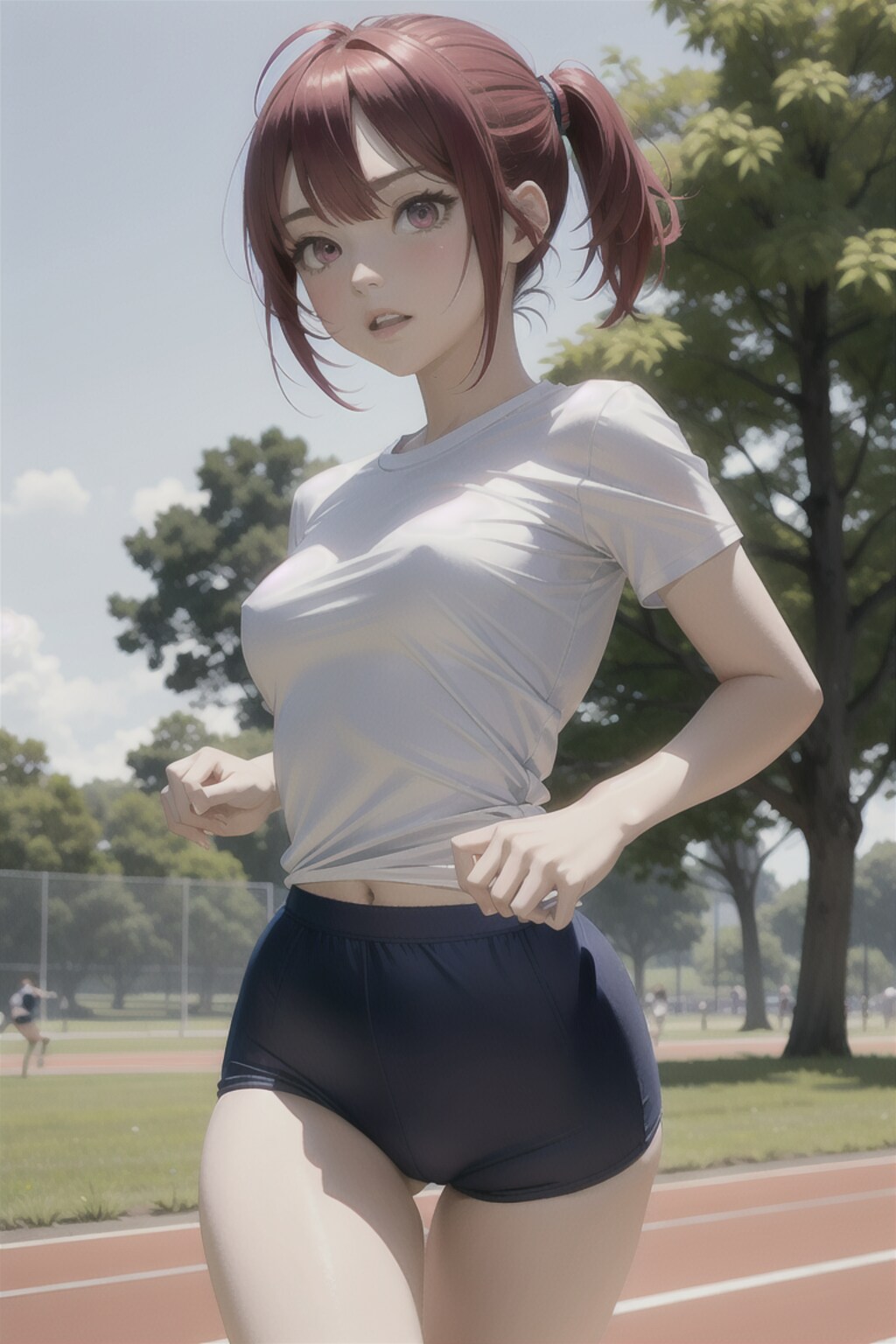 (12作品)ランニング(やる気あり)/running(motivated)