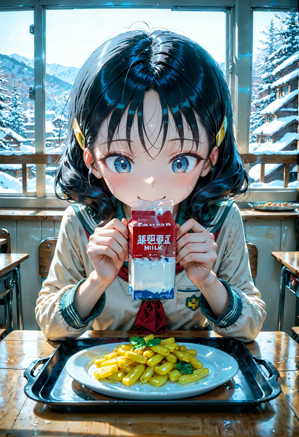 今日は全国学校給食週間最終日